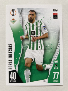 2023/24 Topps Match Attax #315 Borga Iglesias [Real Betis Balompié]