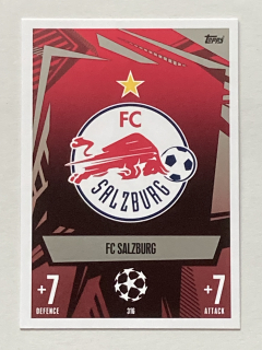 2023/24 Topps Match Attax #316 FC Salzburg - TEAM BADGE