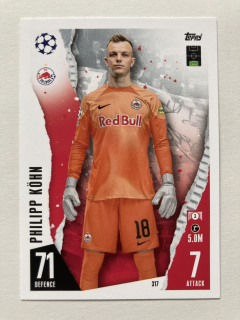 2023/24 Topps Match Attax #317 Philipp Köhn [FC Salzburg]