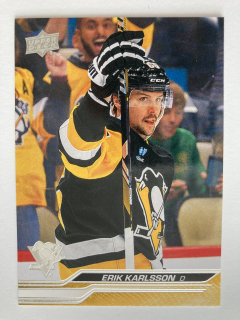 2023-24 UD Extended #604 Erik Karlsson