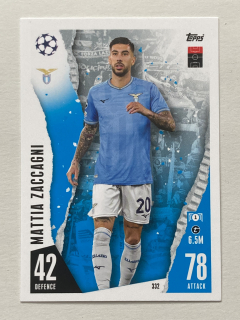 2023/24 Topps Match Attax #332 Mattia Zaccagni [SS Lazio]
