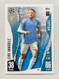 2023/24 Topps Match Attax #333 Ciro Immobile - CAPTAIN [SS Lazio]