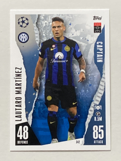 2023/24 Topps Match Attax #342 Lautaro Martínez - CAPTAIN [FC Internazionale Milano]