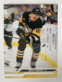 2023-24 UD Extended #606 Matt Nieto