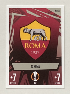 2023/24 Topps Match Attax #352 AS Roma - TEAM BADGE
