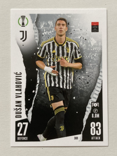 2023/24 Topps Match Attax #369 Dušan Vlahović [Juventus]