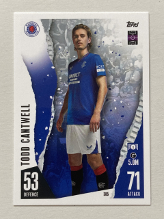 2023/24 Topps Match Attax #385 Todd Cantwell [Rangers F.C.]