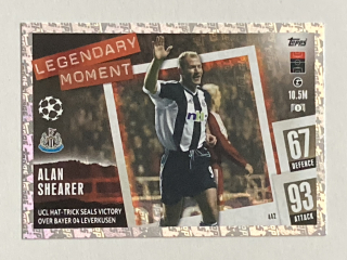 2023/24 Topps Match Attax #442 Alan Shearer - LEGENDARY MOMENT [Newcastle United F.C.]