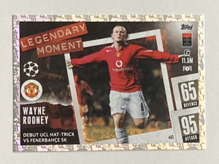 2023/24 Topps Match Attax #443 Wayne Rooney - LEGENDARY MOMENT [Manchester United]