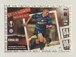 2023/24 Topps Match Attax #449 Ronaldo - LEGENDARY MOMENT [FC Internazionale Milano]