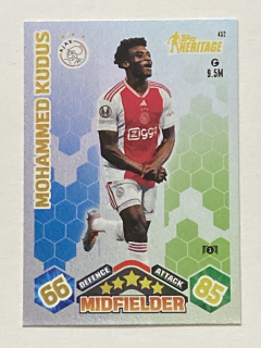 2023/24 Topps Match Attax #452 Mohammed Kudus - HERITAGE [AFC Ajax Amsterdam]
