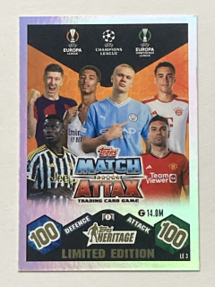 2023/24 Topps Match Attax #LE03 Heritage - LIMITED EDITION