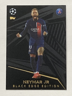 2023/24 Topps Match Attax #496 Neymar Jr - BLACK EDGE EDITION [Paris Saint-Germain]
