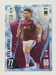 2023/24 Topps Match Attax Parallel #003 Alex Moreno - CRYSTAL [Aston Villa]