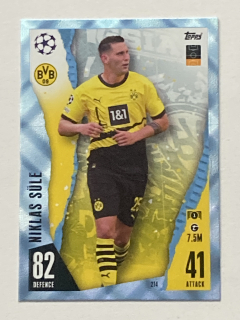 2023/24 Topps Match Attax Parallel #214 Niklas Süle - CRYSTAL [Borussia Dortmund]