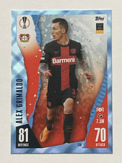 2023/24 Topps Match Attax Parallel #239 Alex Grimaldo - CRYSTAL [Bayer 04 Leverkusen]