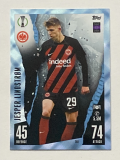 2023/24 Topps Match Attax Parallel #260 Jesper Lindstrøm - CRYSTAL [Eintracht Frankfurt]