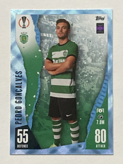 2023/24 Topps Match Attax Parallel #295 Pedro Gonçalves - CRYSTAL [Sporting Clube de Portugal]