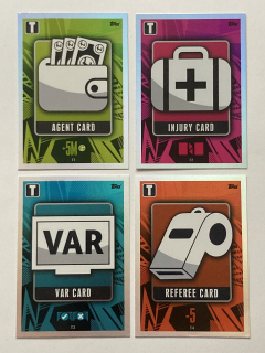 2023/24 Topps Match Attax Parallel #T1 - T4 Agent / Injury / VAR / Referee