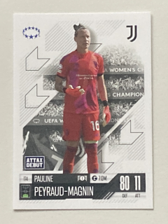 2024/25 Topps Match Attax Extra #174 Pauline Peyraud-Magnin [Juventus]