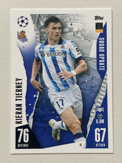 2023/24 Topps Match Attax Extra #011 Kieran Tierney - SQUAD UPDATE [Real Sociedad de Fútbol]