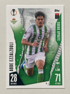 2023/24 Topps Match Attax Extra #014 Abde Ezzalzouli - SQUAD UPDATE [Real Betis Balompié]