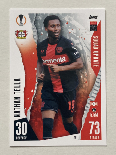 2023/24 Topps Match Attax Extra #016 Nathan Tella - SQUAD UPDATE [Bayer 04 Leverkusen]
