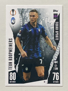 2023/24 Topps Match Attax Extra #036 Teun Koopmeiners - SQUAD UPDATE [Atalanta B.C.]
