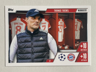 2023/24 Topps Match Attax Extra #057 Thomas Tuchel - MANAGER [FC Bayern München]
