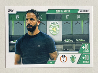 2023/24 Topps Match Attax Extra #065 Rúben Amorim - MANAGER [Sporting Clube de Portugal]