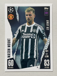 2023/24 Topps Match Attax Extra #075 Mason Mount - AWAY KIT [Manchester United]