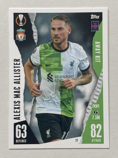 2023/24 Topps Match Attax Extra #077 Alexis Mac Allister - AWAY KIT [Liverpool FC]