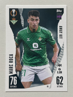 2023/24 Topps Match Attax Extra #085 Marc Roca - AWAY KIT [Real Betis Balompié]