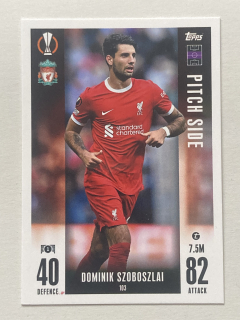 2023/24 Topps Match Attax Extra #103 Dominik Szoboszlai - PITCH SIDE [Liverpool FC]