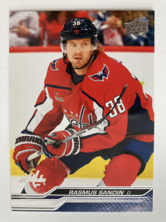 2023-24 UD Extended #649 Rasmus Sandin