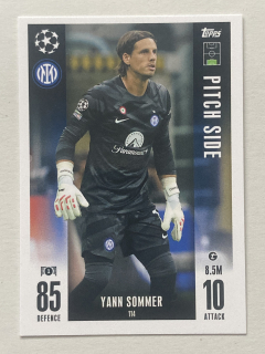 2023/24 Topps Match Attax Extra #114 Yann Sommer - PITCH SIDE [FC Internazionale Milano]