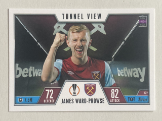 2023/24 Topps Match Attax Extra #122 James Ward-Prowse - TUNNEL VIEW [West Ham United FC]