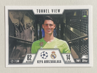 2023/24 Topps Match Attax Extra #124 Kepa Arrizabalaga - TUNNEL VIEW [Real Madrid C.F.]