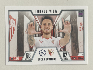 2023/24 Topps Match Attax Extra #125 Lucas Ocampos - TUNNEL VIEW [Sevilla FC]