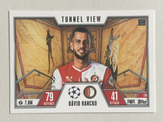 2023/24 Topps Match Attax Extra #130 Dávid Hancko - TUNNEL VIEW [Feyenoord Rotterdam]
