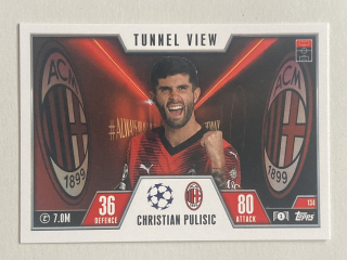2023/24 Topps Match Attax Extra #134 Christian Pulisic - TUNNEL VIEW [AC Milan]