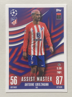 2023/24 Topps Match Attax Extra #143 Antoine Griezmann - ASSIST MASTER [Atlético de Madrid]