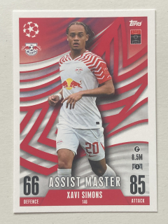 2023/24 Topps Match Attax Extra #146 Xavi Simons - ASSIST MASTER [RB Leipzig]