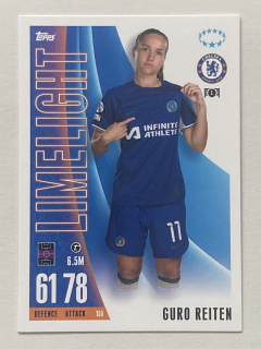 2023/24 Topps Match Attax Extra #155 Guro Reiten - LIMELIGHT [Chelsea FC]