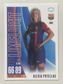 2023/24 Topps Match Attax Extra #163 Alexia Putellas - LIMELIGHT [FC Barcelona]