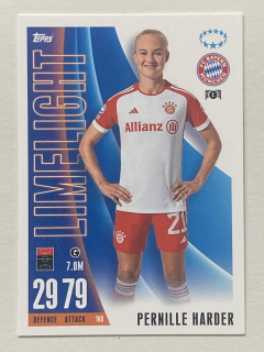 2023/24 Topps Match Attax Extra #168 Pernille Harder - LIMELIGHT [FC Bayern München]