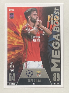 2023/24 Topps Match Attax Extra #187 Rafa Silva - MEGA BOOST [SL Benfica Lisboa]