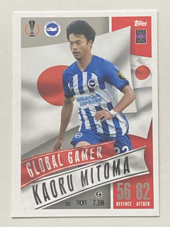 2023/24 Topps Match Attax Extra #202 Kaoru Mitoma - GLOBAL GAMER [Brighton & Hove Albion F.C.]