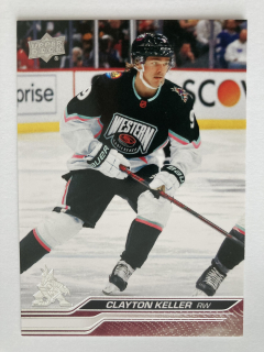 2023-24 UD Extended #667 Clayton Keller