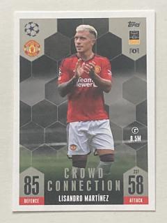 2023/24 Topps Match Attax Extra #237 Lisandro Martínez - CROWD CONNECTION [Manchester United]